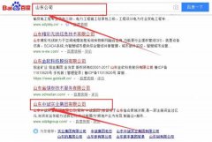 山東中斌實業集團有限公司同我公司簽署百度快照排名事宜