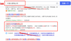 寧波市*華電器有限公司整站優化參考網站