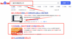 溫州市*瀾汽車用品有限公司網站推廣到首頁按天扣費